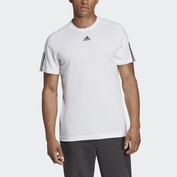 Áo Adidas Men ID Stadium 3S Shirts SS Training Jersey White Tee GYM Shirt CY9890 - Hình ảnh 4