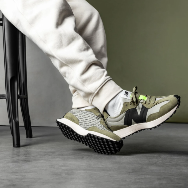 Giày New Balance 327 'Aluminum Covert Green' MS327IB - Hình ảnh 2
