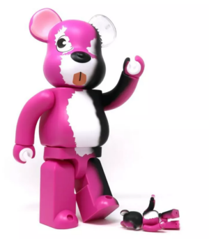 Alternative view of Mô Hình Bearbrick Breaking Bad Pink Bear 1000%