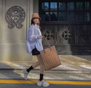 Tui MLB Monogram Diamond Jacquard 'Brown Black' 3AORM012N-43BGD