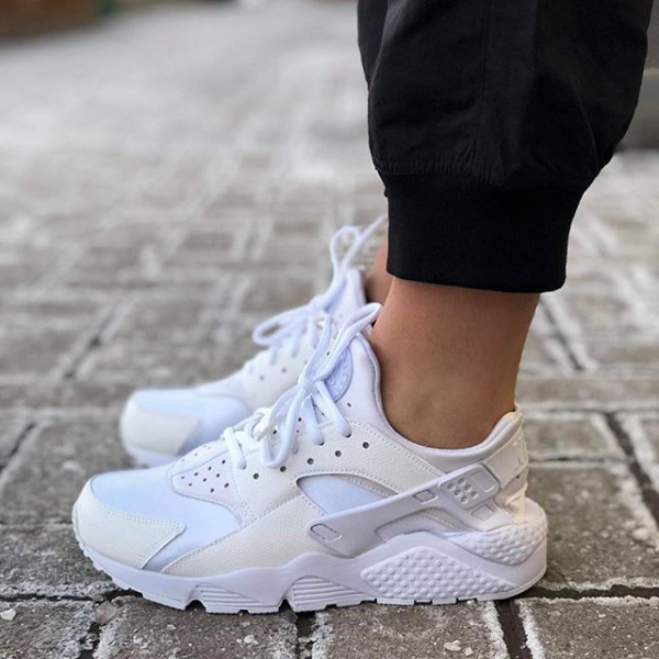 Giày Nike Wmns Air Huarache Run 'Tripple White' 634835-108 - Hình ảnh 2