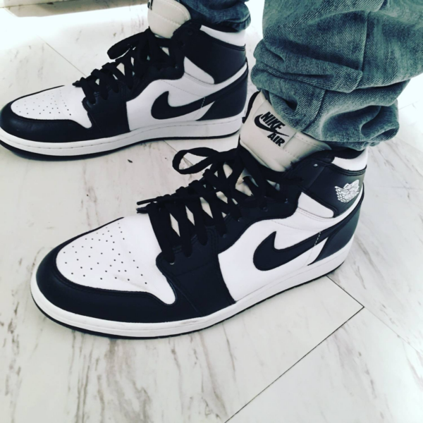 Giày Nike Air Jordan 1 Retro High OG 'Black White' 555088-010 - Hình ảnh 2