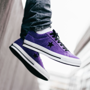 Alternative view of Giày Converse One Star OX 'Purple' 163248C