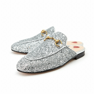 Alternative view of Giày Gucci Princetown Glitter Slippers 432773-KSP20-8106