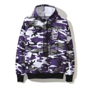 Alternative view of Áo Anti Social Social Club Purple Camo Hoodie