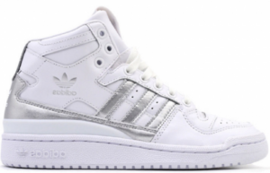 Giày Adidas Forum Mid Refined White Metallic Silver D98182