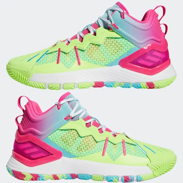 Giày Adidas D Rose Son of Chi 'Godspeed Signal Green Pink' GX2927 - Hình ảnh 2