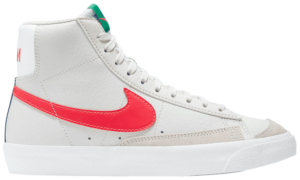 Giày Nike Blazer Mid 77 GS 'Platinum Tint Bright Crimson' DA4086-004