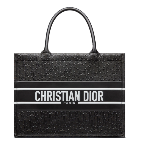 Túi Dior Medium Book Tote 'Black Perforated And Embossed' M1266CDDU-M911