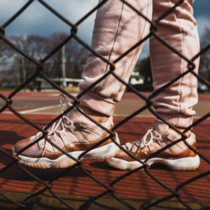 Alternative view of Giày Nike Wmns Air Jordan 11 Low 'Rose Gold' AH7860-105