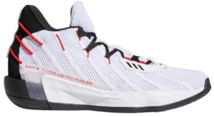 Giày Adidas Dame 7 'White Black' H04387