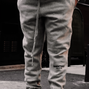 Quan Fear Of God Essentials Sweatpants SS22 'Dark Oatmeal'