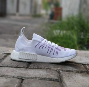 Alternative view of Giày Adidas Wmns NMD R1 STLT PK 'Cloud White Purple' BD8017