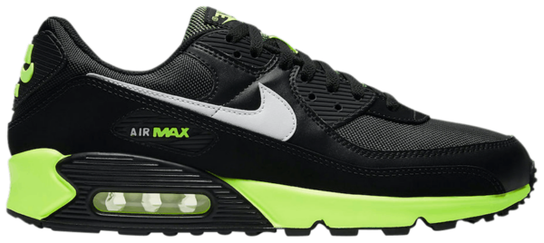 Giày Nike Air Max 90 'Black Hot Lime' DB3915-001