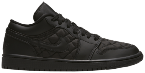 Giày Nike Wmns Air Jordan 1 Low 'Triple Black Quilted' DB6480-001