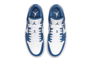 Giay Nike Air Jordan 1 Low 'White Dark Marina Blue' DC0774-114