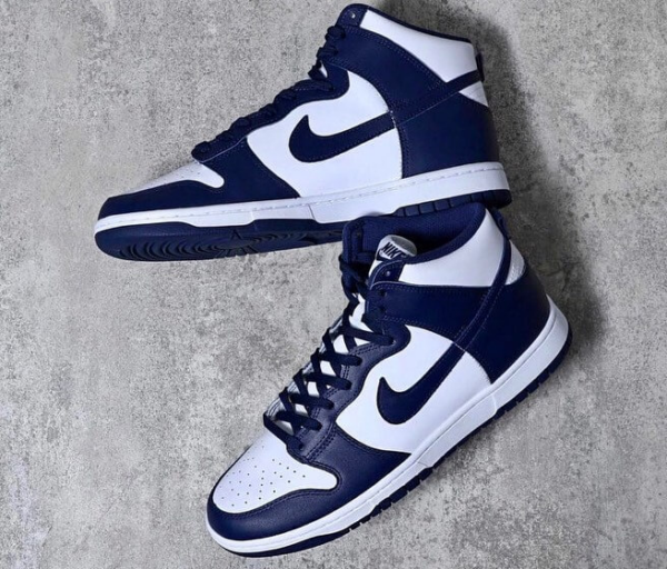 Giày Nike Dunk High 'Midnight Navy' DD1399-104 - Hình ảnh 6