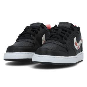 Alternative view of Giày Nike Court Borough Low VF GS 'Floral Swoosh Black' BQ7031-001