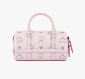Alternative view of Túi MCM Delmy Boston Bag Visetos Pink MWBBAER01QH001