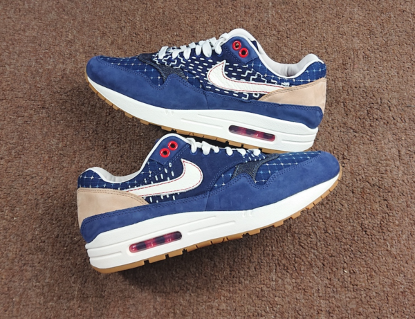 Giày Nike x Denham Air Max 1 'Blue Void' CW7603-400 - Hình ảnh 7