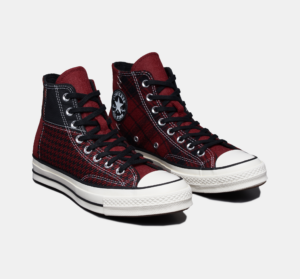 Giay Converse Chuck 70 Engineered Plaid Team Red 170617