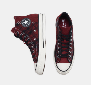 Giay Converse Chuck 70 Engineered Plaid Team Red 170617