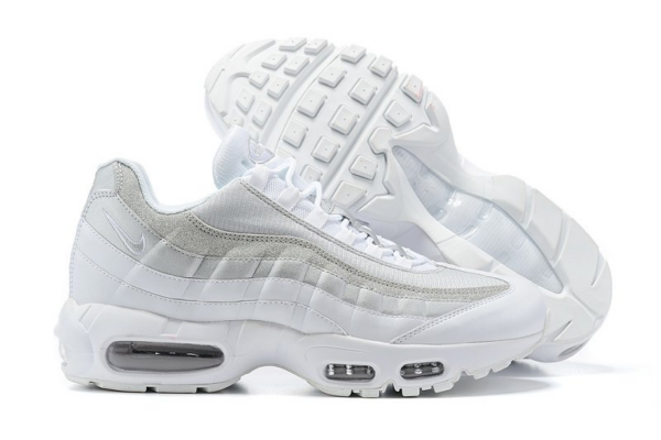 Giày Nike Air Max 95  Wmns White Metallic Silver DH3857-100 - Hình ảnh 4