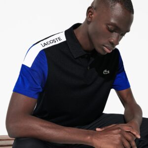 Alternative view of Áo Lacoste Polo SPORT Breathable Pique Black Navy DH4864-51-QBM