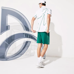 Alternative view of Áo Lacoste Men's SPORT x Novak Djokovic Print Breathable Polo Shirt DH6235-EAM