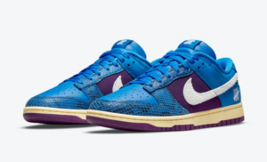Giay Nike Dunk Low Undefeated 5 On It Dunk Vs AF1 'Blue' DH6508-400