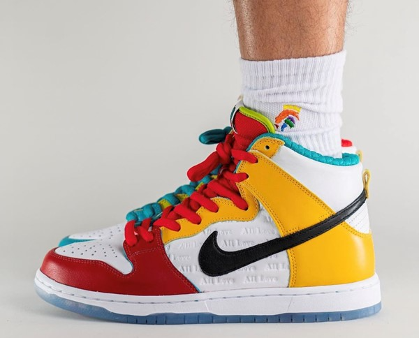 Giày Nike x froSkate SB Dunk High Pro 'QS All Love' DH7778-100