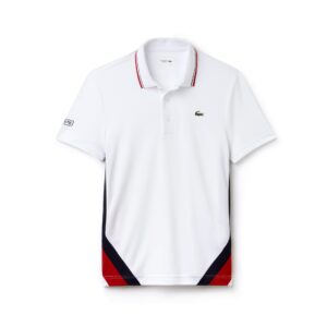 Áo Lacoste Polo Lacoste Polo Block Pique White Red DH9455-51-C0R