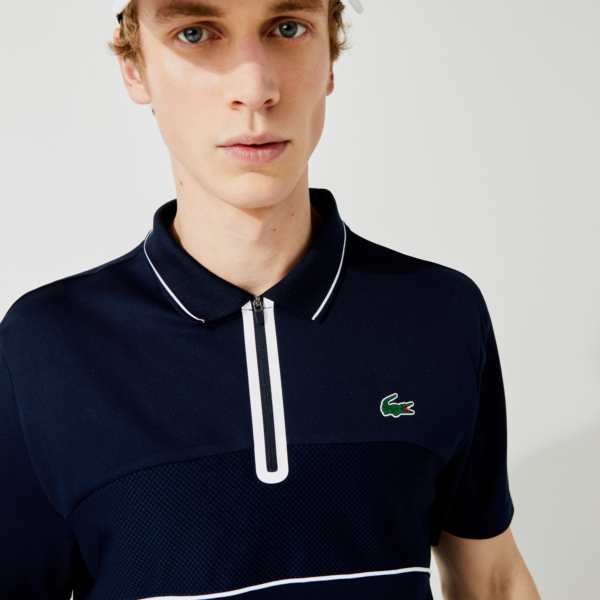 Áo Lacoste Breathable Resistant Tennis Polo Shirt DH9658-525 - Hình ảnh 4