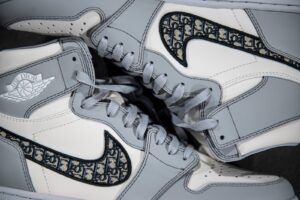 Dior x Air Jordan 1 High OG Grey Sneaker  Crepslocker