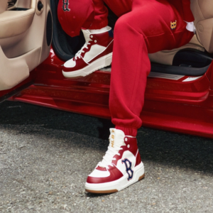 Giay MLB Chunky Liner High New York Yankees 'Red' 3ASXCB12N-43WIS