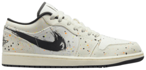 Giày Nike Air Jordan 1 Low 'Brushstroke Swoosh Paint Splatter' DM3528-100