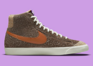 Alternative view of Giày Nike Blazer Mid '77 Premium 'Dark Chocolate' DM7581-200