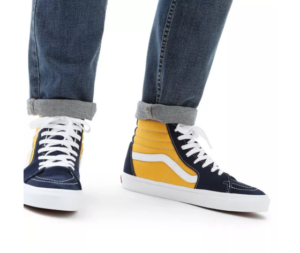 Giay Vans Sk8-Hi 'Navy Yellow' VN0A32QG4PL