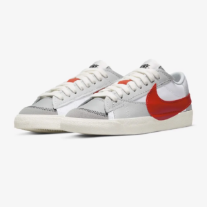 Giay Nike Blazer Low 77 Jumbo ‘Grey Red’ DQ8769-100
