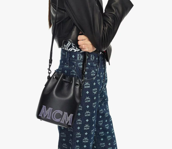 Túi MCM Drawstring Bag in Chain Leather MWDCSSX02BK001 - Hình ảnh 5