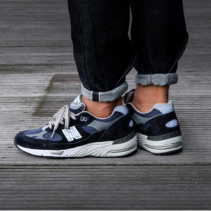 Alternative view of Giày New Balance Wmns 991 Made In England 'Navy' W991NV