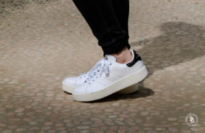 Alternative view of Giày Adidas Stan Smith Bold Black 'Dot' BA7771