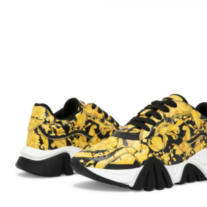 Alternative view of Giày Versace Chain Sneakers In Black And Yellow  DSU7703-DSVBAG-D4191