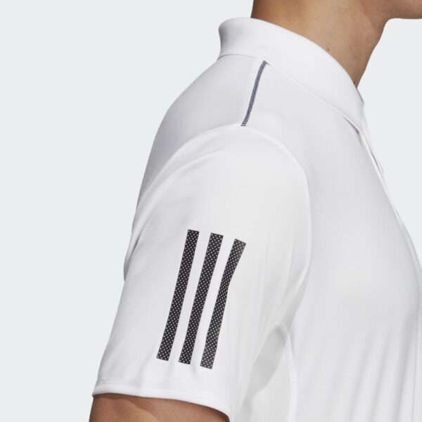 Áo Adidas 3 Stripes Club Polo Shirt White DU0849 - Hình ảnh 6