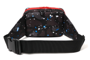 Alternative view of Túi Bape Space Camo Waist Bag Black B-SPCCMWSTBG-BK