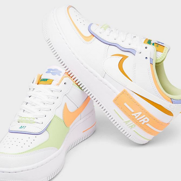 Giày Nike Air Force 1 Low Shadow 'White Peach Cream Lime' DX3718-100 - Hình ảnh 5