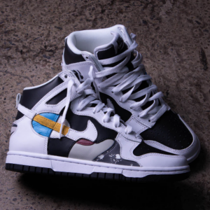 Giay Nike Dunk High See Through 'White Black' DZ7327-001