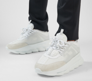 Alternative view of Giày Versace Chain Reaction Trainers White DSU7071E-D7CTG-D01