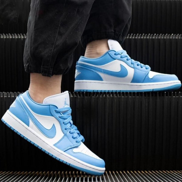 Giày Nike Eric Koston x Air Jordan 1 Low SB 'Powder Blue' CJ7891-401 - Hình ảnh 2