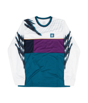 Áo Adidas Skateboarding Tennis Long Sleeve T Shirt In White DH6646